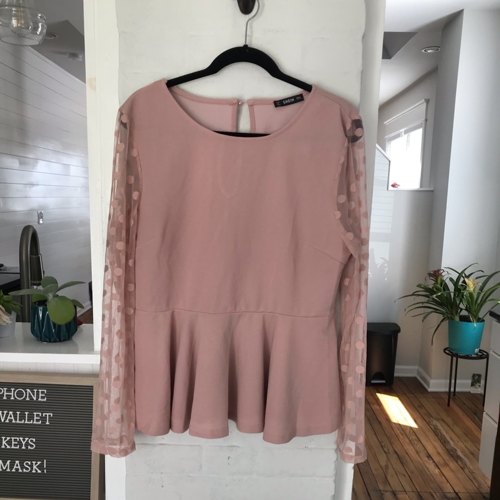 Pink blouse